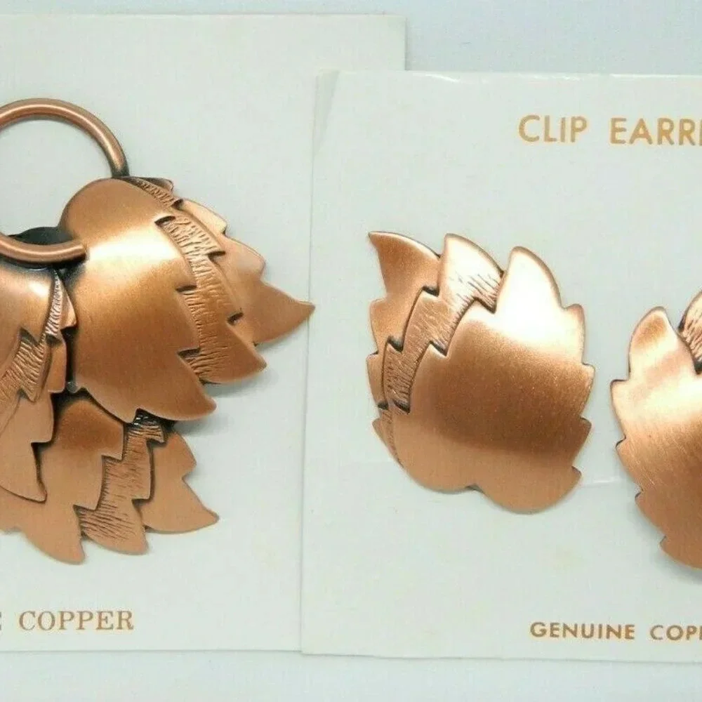 Pcraft Genuine Copper Modernist Leaf Set